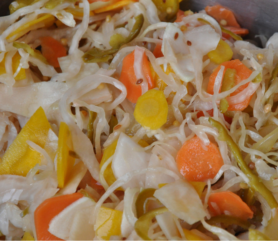 Mélange de légumes lacto-fermentés