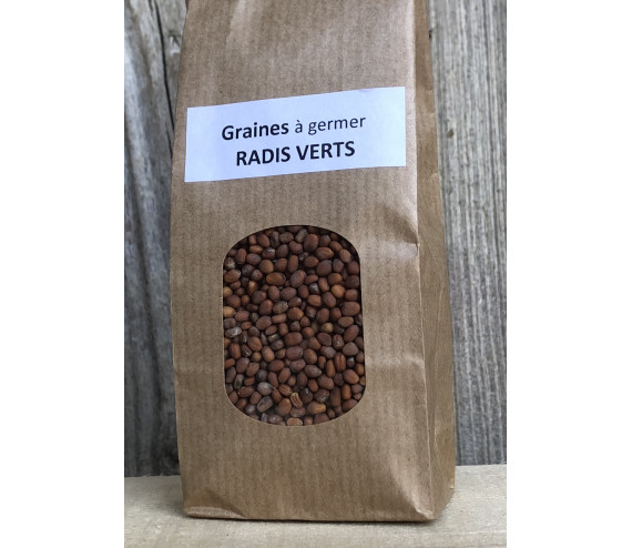 Radis verts graines à germer 100 g