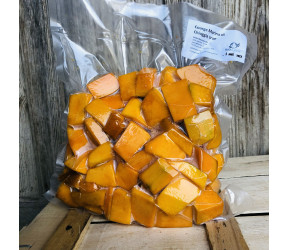 Courge (coupée en dés, sous...