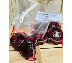 Randen gekocht vaakumiert